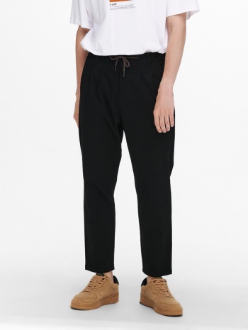 only & sons dew chino trousers black 98% cotton, 2% elastane σε προσφορά