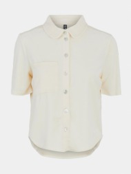 pieces teri shirt white 78% organic cotton, 22% polyester