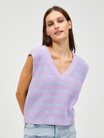 pieces liviana sweater violet 100% cotton σε προσφορά