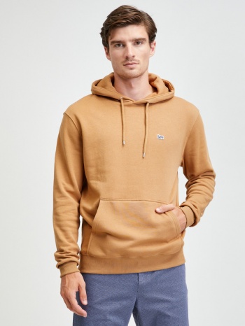 lee sweatshirt brown 100% cotton σε προσφορά