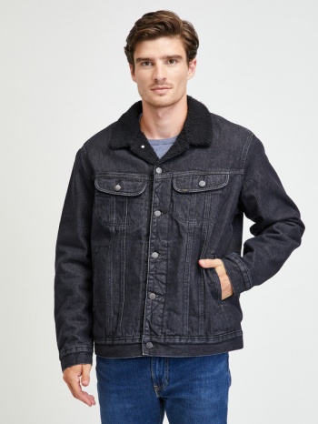 lee jacket black 99% cotton, 1% elastane σε προσφορά