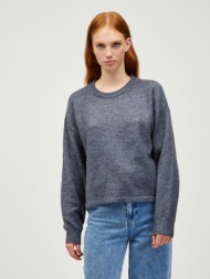 pieces cindy sweater grey 51% recycled polyester, 46% acrylic, 3% elastane