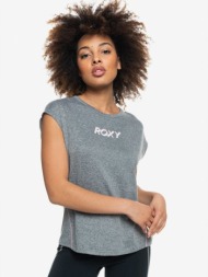 roxy training t-shirt grey 90% polyester, 10% elastane