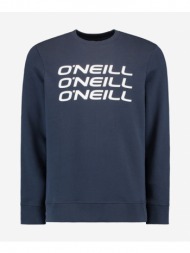 o`neill triple stack sweatshirt blue 60% cotton, 40% recycled polyester