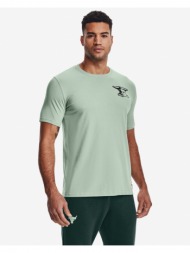 under armour project rock wreckling crew t-shirt green 60% cotton, 40% polyester
