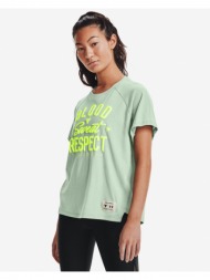 under armour project rock t-shirt green 60% cotton, 40% polyester