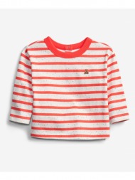 gap stripe kids t-shirt red 100% cotton
