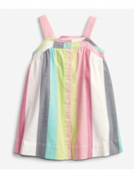 gap baby stripe button kids dress colorful 100% cotton