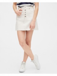 gap skirt white 99% cotton, 1% elastane