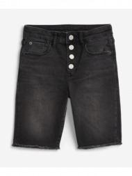 gap kids shorts black 87 % cotton, 6 % recycled polyester, 5 % recycled cotton, 2 % elastane