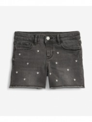 gap kids shorts black 87 % cotton, 6 % recycled polyester, 5 % recycled cotton, 2 % elastane