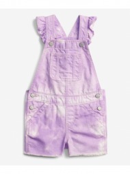 gap kids shorts with braces violet 100% cotton