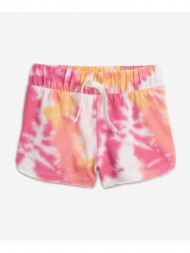 gap graphic pull-on kids shorts pink 100% cotton