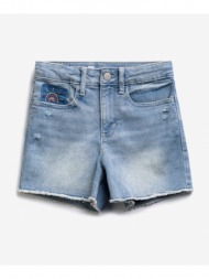 gap kids shorts blue 60% cotton, 28% polyester, 12% recycled polyester