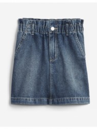 gap girl skirt blue 95% cotton, 5% recycled cotton