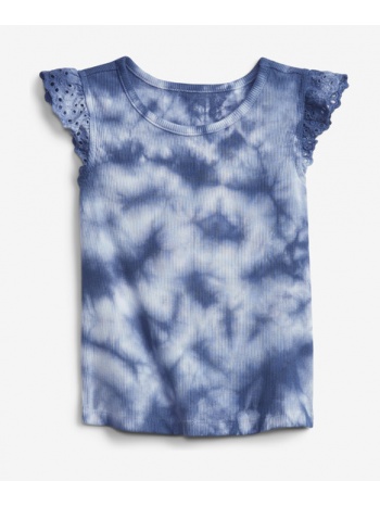 gap lace-trim kids blouse blue 100% cotton σε προσφορά