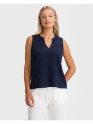 gap blouse blue 100% cotton