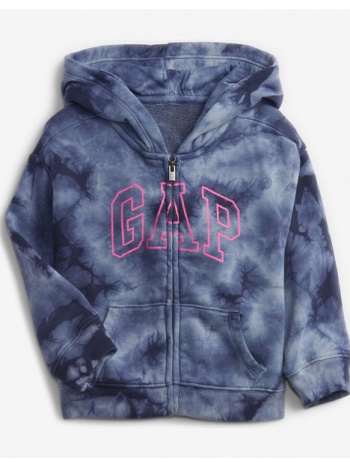 gap fash logo kids sweatshirt blue 77% cotton, 14% σε προσφορά