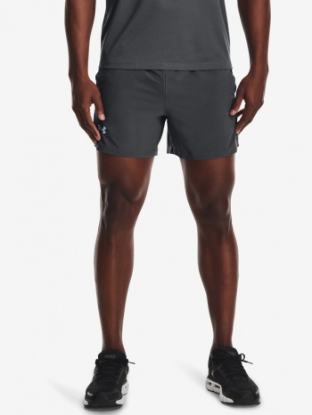 under armour launch sw 5`` short pants grey 100% polyester σε προσφορά