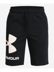 under armour rival kids shorts black 80% cotton, 20% polyester