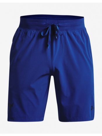 under armour project rock snap shorts blue 87% polyester