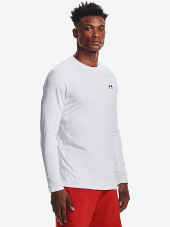 under armour coldgear® t-shirt white 87% polyester, 13% σε προσφορά