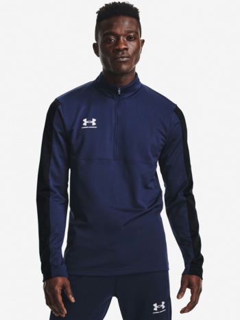 under armour challenger midlayer t-shirt blue 100% polyester σε προσφορά
