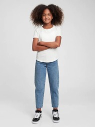 gap barrel washwell™ kids jeans blue 95% cotton, 5% recycled cotton