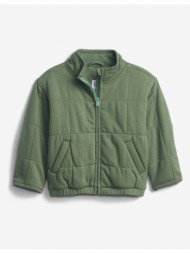 gap quilted kids jacket green 77% cotton, 14% polyester, 9% recycled polyester