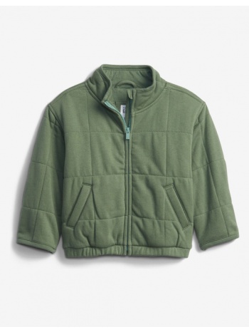 gap quilted kids jacket green 77% cotton, 14% polyester, 9% σε προσφορά