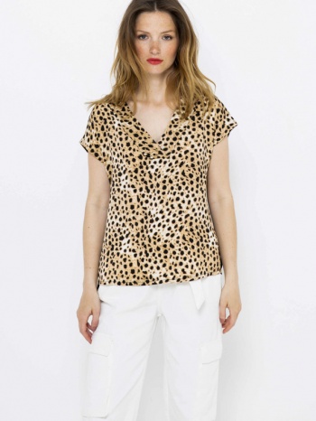 camaieu blouse brown front part - 100% polyester; back part σε προσφορά