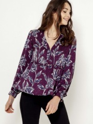 camaieu blouse violet 100% polyester