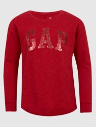 gap kids t-shirt red 100% cotton