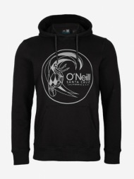 o`neill circle surfer sweatshirt black 60% cotton, 40% recycled polyester