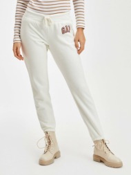 gap sweatpants white 60% cotton, 22% polyester, 18% recycled polyester