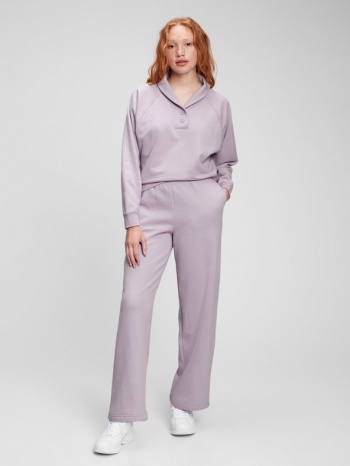 gap vintage high rise trousers violet 77% cotton, 14% σε προσφορά