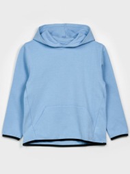 gap gapfit kids sweatshirt blue 83% cotton, 17% recycled polyester