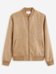 celio budain jacket brown 100% polyester