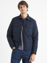 celio bushirtnyl jacket blue 100% polyester