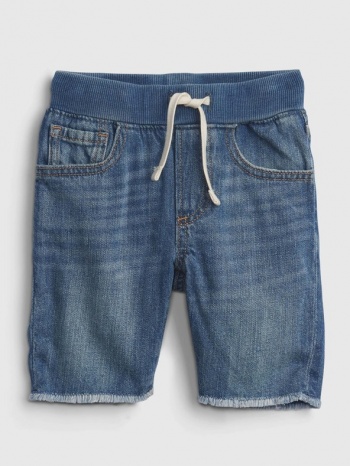 gap washwell kids shorts blue 100% cotton σε προσφορά