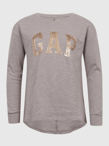 gap kids t-shirt grey 100% cotton σε προσφορά