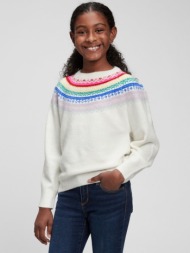 gap kids sweater white 75% acrylic, 22% polyester, 3% spandex