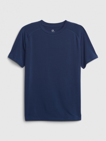 gap kids t-shirt blue 74% polyester, 18% lyocell, 8% spandex σε προσφορά