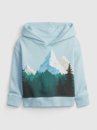 gap kids sweatshirt blue 77% cotton, 14% polyester, 9% recycled polyester