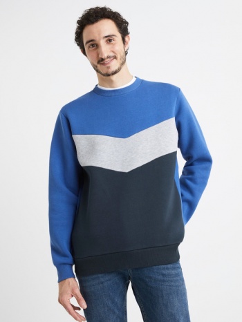 celio vever sweatshirt blue 70% cotton, 30% polyester σε προσφορά