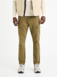 celio volcan trousers green 98% cotton, 2% elastane