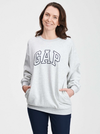 gap sweatshirt grey 77% cotton, 14% polyester, 9% recycled σε προσφορά