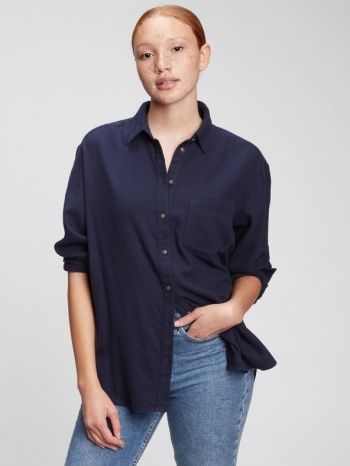 gap shirt blue 100% cotton σε προσφορά