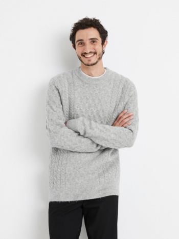 celio veceltic sweater grey 82% acrylic, 16% polyester, 2% σε προσφορά