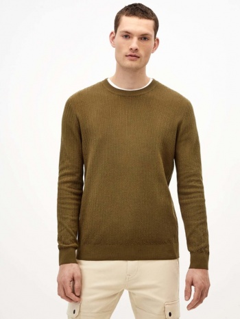 celio teverti sweater brown 100% cotton σε προσφορά